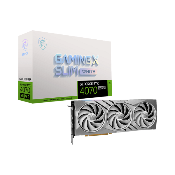   MSI Gaming X Slim White GeForce RTX 4070 Super